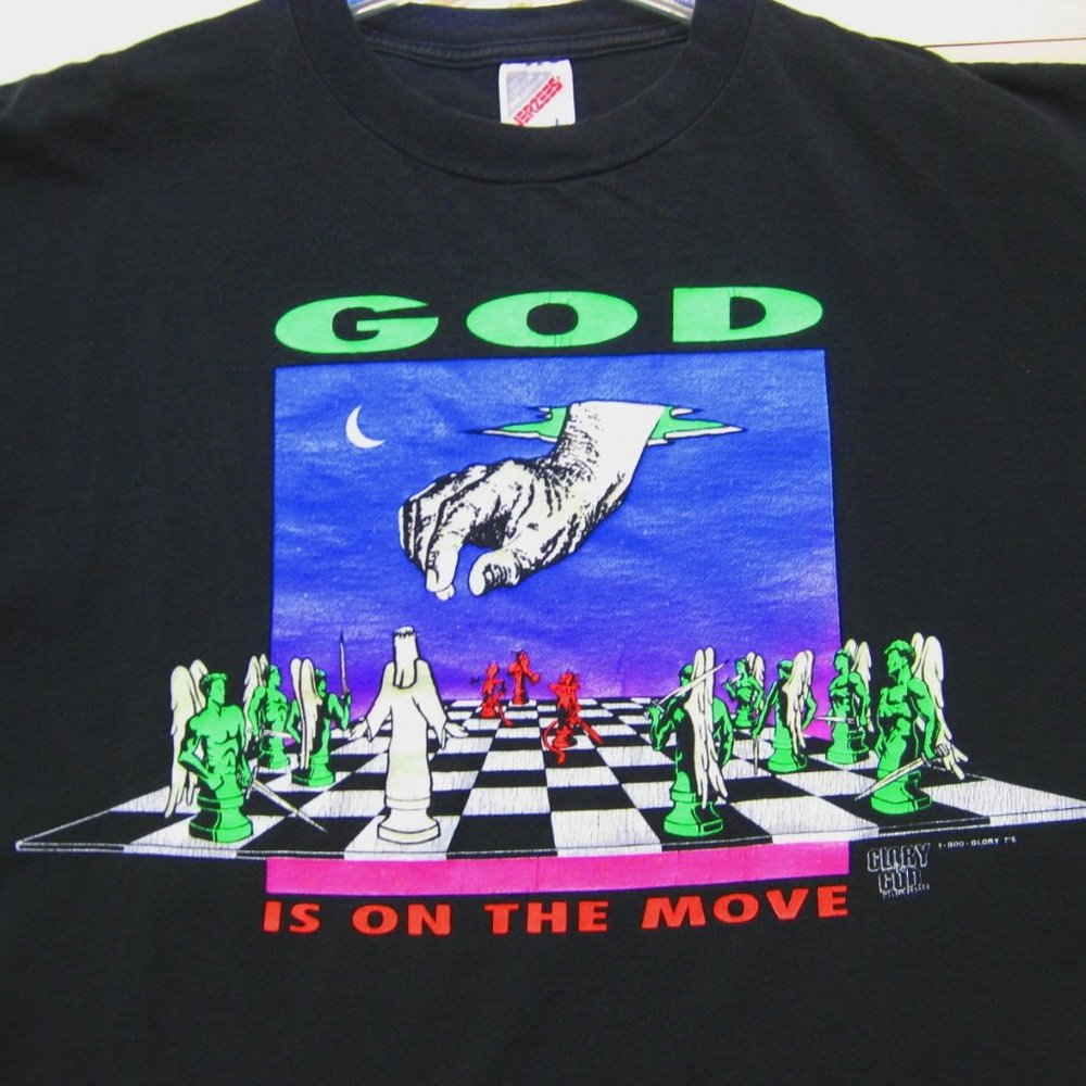 Christian Tee Shirt w/ Glow in the Dark Graphics!